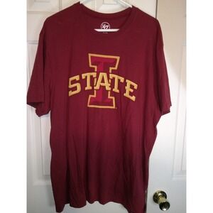Vintage 47 Brand‎ Iowa State Cyclones Embroidered Spellout T-Shirt XXL